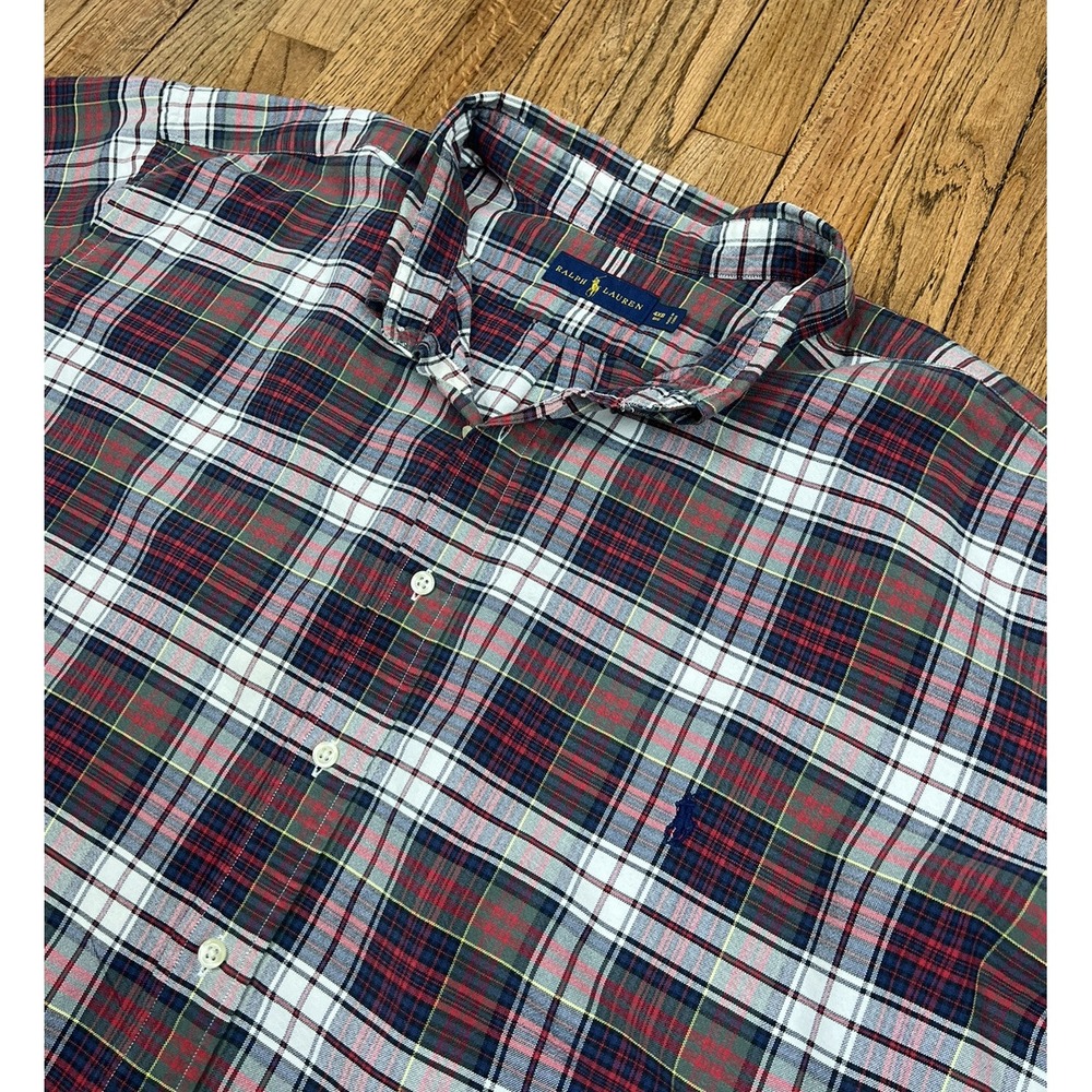 Polo Ralph Lauren Shirt Long Sleeve Button Up Dress Shirt Pony Logo Men's Sz 4XB